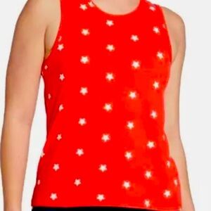 NWOT DSG Tank Top Red Stars Medium